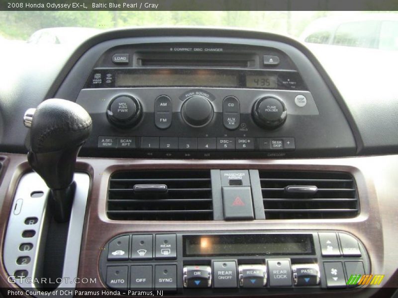 Baltic Blue Pearl / Gray 2008 Honda Odyssey EX-L