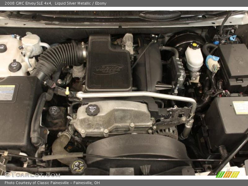 Liquid Silver Metallic / Ebony 2008 GMC Envoy SLE 4x4