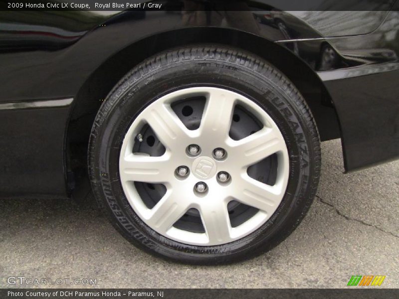 Royal Blue Pearl / Gray 2009 Honda Civic LX Coupe