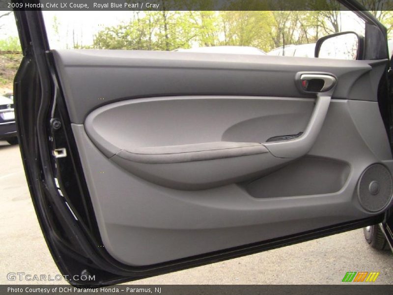 Royal Blue Pearl / Gray 2009 Honda Civic LX Coupe