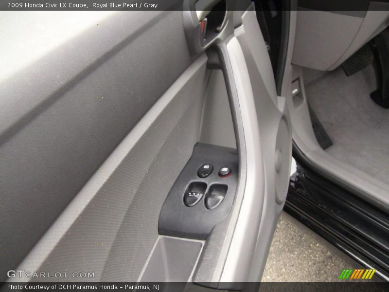 Royal Blue Pearl / Gray 2009 Honda Civic LX Coupe