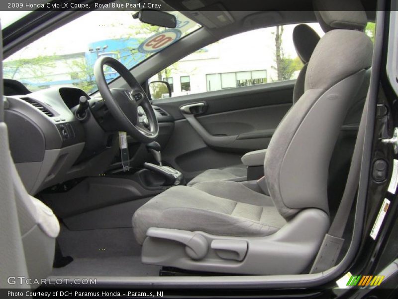 Royal Blue Pearl / Gray 2009 Honda Civic LX Coupe
