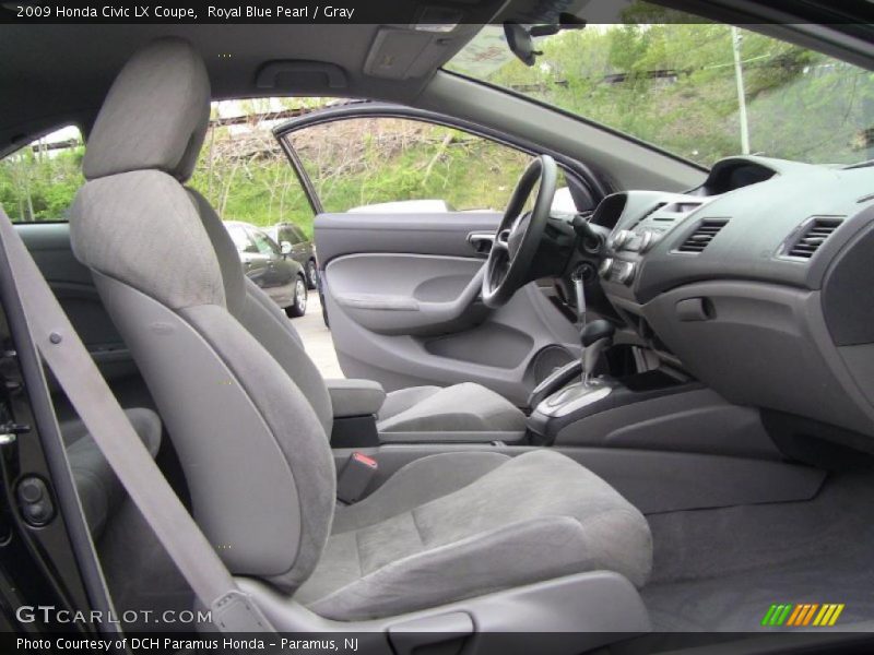 Royal Blue Pearl / Gray 2009 Honda Civic LX Coupe