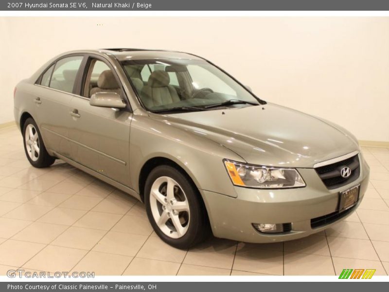 Natural Khaki / Beige 2007 Hyundai Sonata SE V6