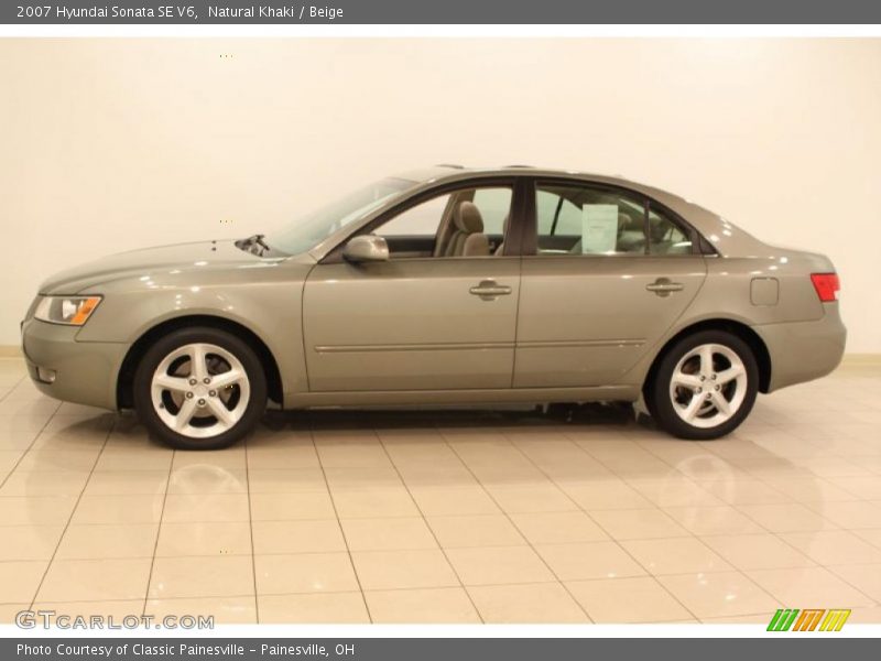 Natural Khaki / Beige 2007 Hyundai Sonata SE V6