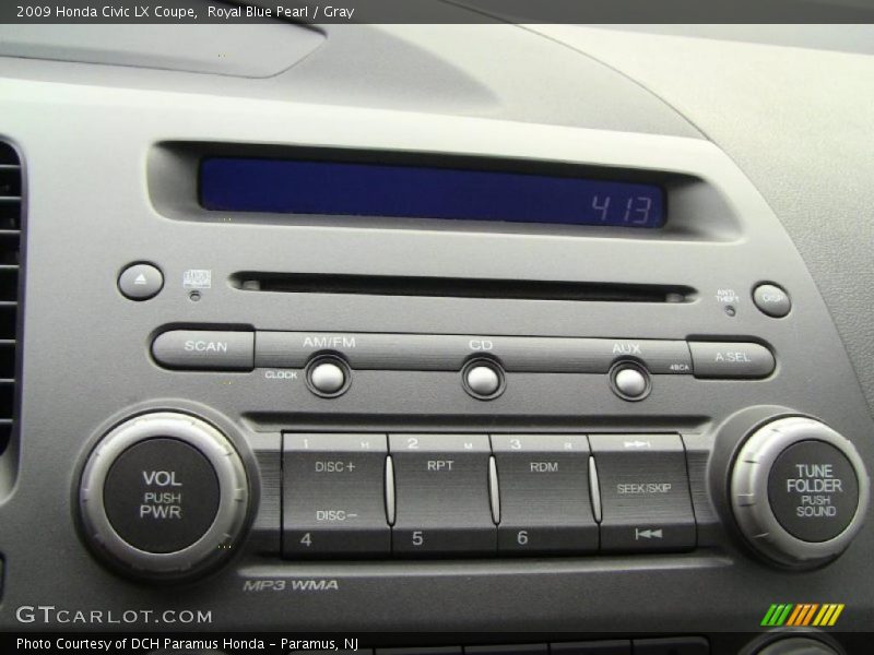 Royal Blue Pearl / Gray 2009 Honda Civic LX Coupe