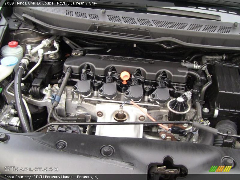 Royal Blue Pearl / Gray 2009 Honda Civic LX Coupe