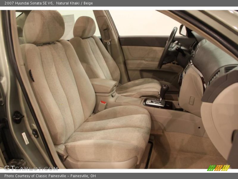 Natural Khaki / Beige 2007 Hyundai Sonata SE V6