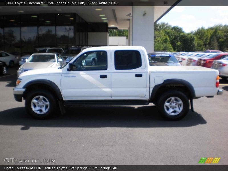 Super White / Oak 2004 Toyota Tacoma V6 PreRunner Double Cab