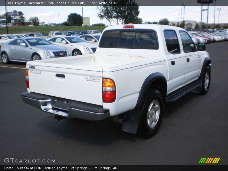 Super White / Oak 2004 Toyota Tacoma V6 PreRunner Double Cab