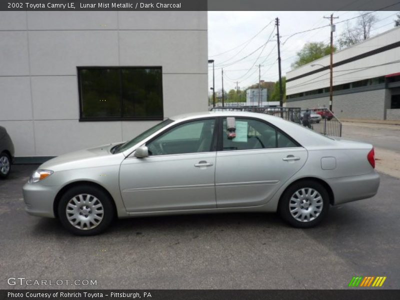 Lunar Mist Metallic / Dark Charcoal 2002 Toyota Camry LE