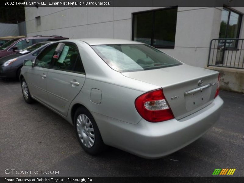 Lunar Mist Metallic / Dark Charcoal 2002 Toyota Camry LE