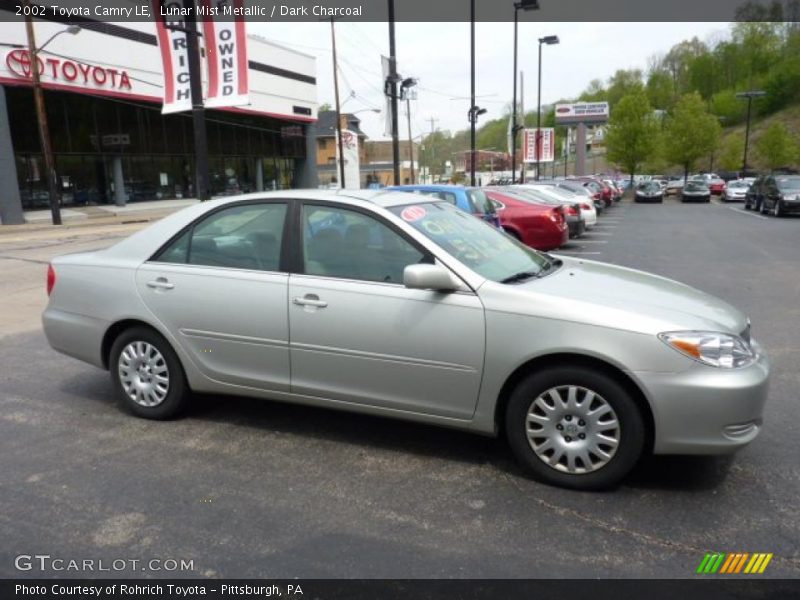 Lunar Mist Metallic / Dark Charcoal 2002 Toyota Camry LE