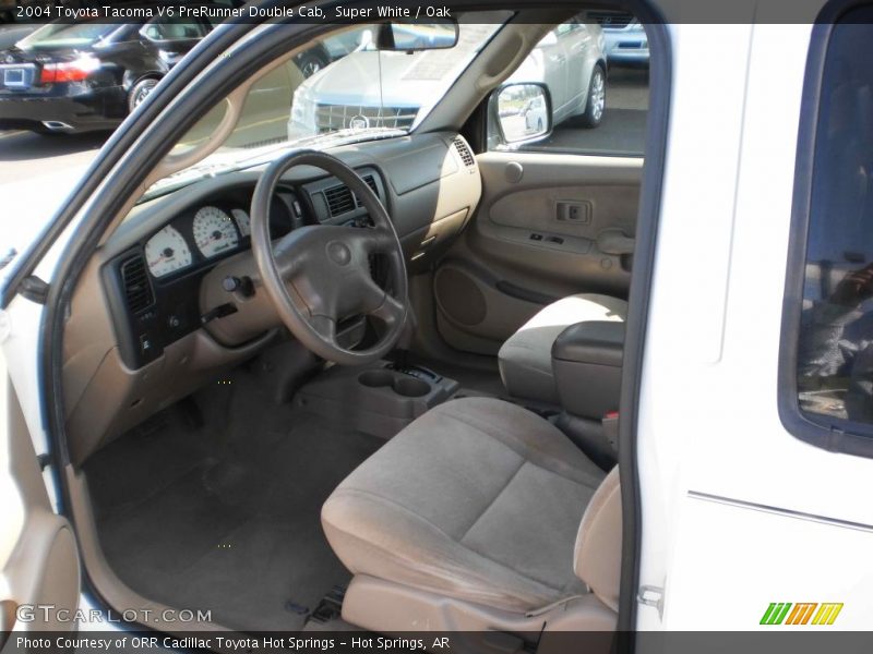 Super White / Oak 2004 Toyota Tacoma V6 PreRunner Double Cab