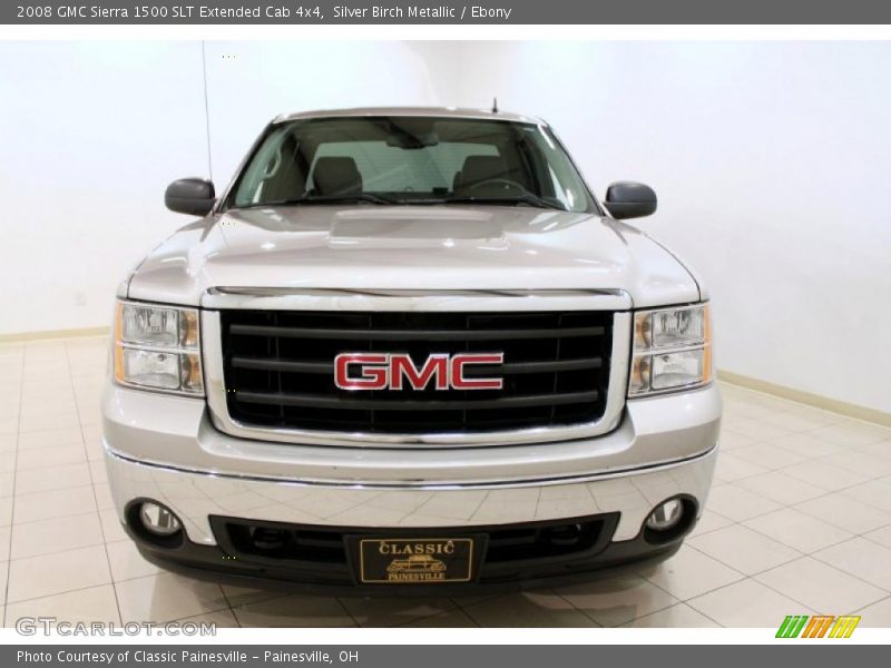 Silver Birch Metallic / Ebony 2008 GMC Sierra 1500 SLT Extended Cab 4x4