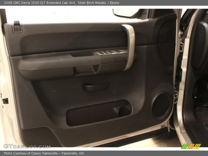 Silver Birch Metallic / Ebony 2008 GMC Sierra 1500 SLT Extended Cab 4x4