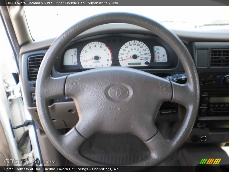 Super White / Oak 2004 Toyota Tacoma V6 PreRunner Double Cab