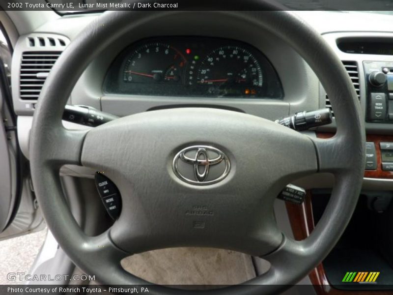 Lunar Mist Metallic / Dark Charcoal 2002 Toyota Camry LE