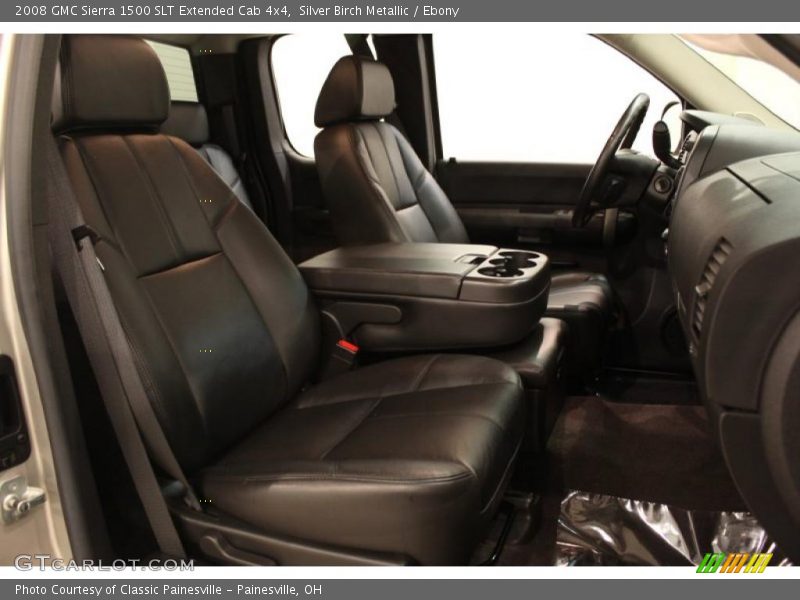 Silver Birch Metallic / Ebony 2008 GMC Sierra 1500 SLT Extended Cab 4x4