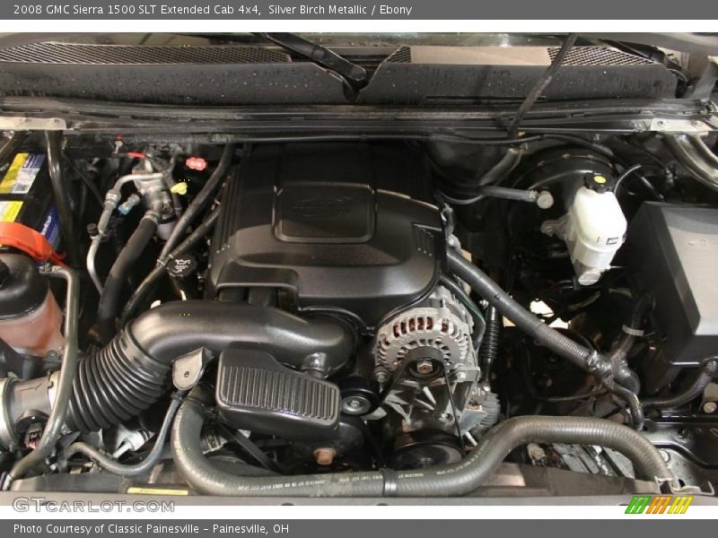 Silver Birch Metallic / Ebony 2008 GMC Sierra 1500 SLT Extended Cab 4x4