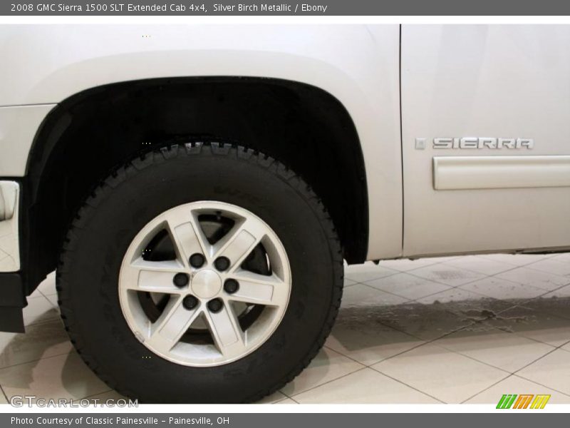 Silver Birch Metallic / Ebony 2008 GMC Sierra 1500 SLT Extended Cab 4x4