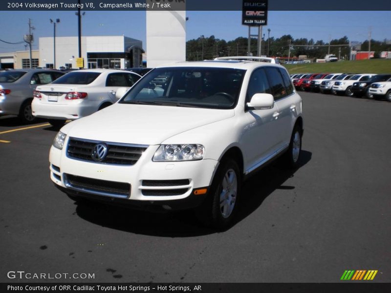 Campanella White / Teak 2004 Volkswagen Touareg V8