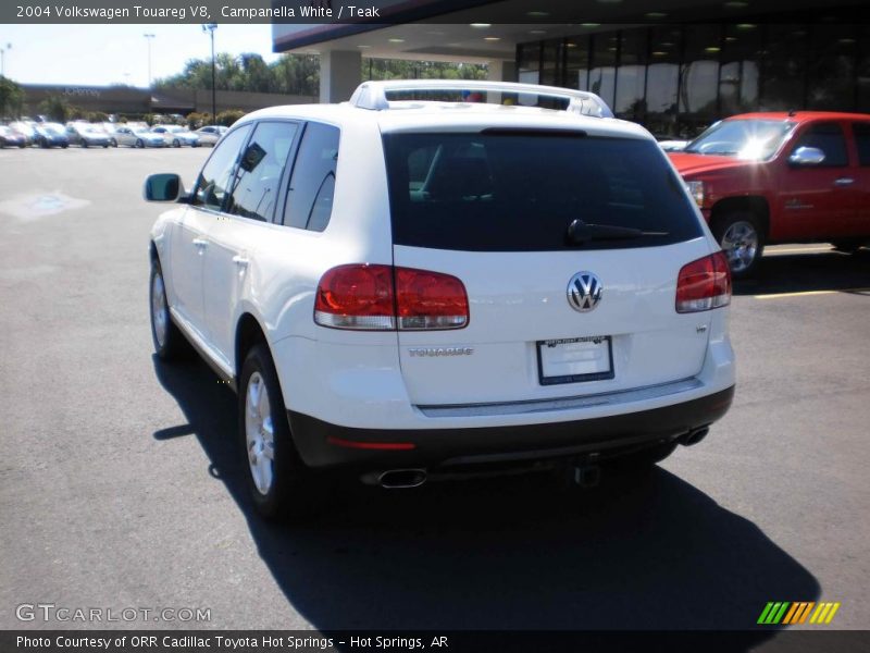 Campanella White / Teak 2004 Volkswagen Touareg V8
