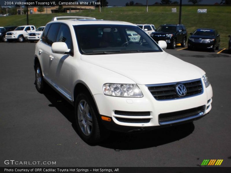 Campanella White / Teak 2004 Volkswagen Touareg V8