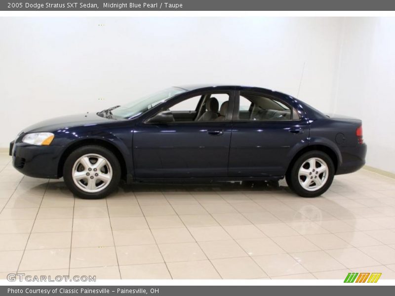 Midnight Blue Pearl / Taupe 2005 Dodge Stratus SXT Sedan