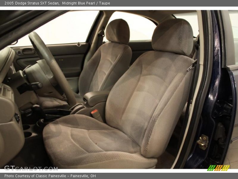 Midnight Blue Pearl / Taupe 2005 Dodge Stratus SXT Sedan