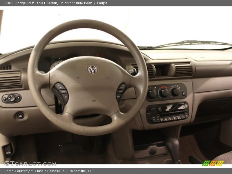 Midnight Blue Pearl / Taupe 2005 Dodge Stratus SXT Sedan
