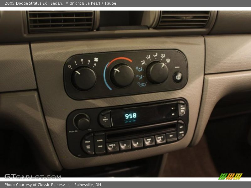 Midnight Blue Pearl / Taupe 2005 Dodge Stratus SXT Sedan