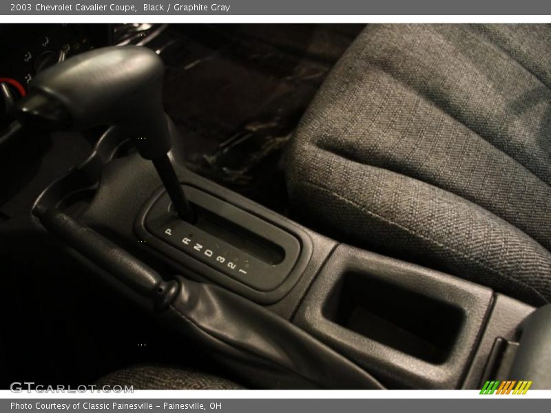 Black / Graphite Gray 2003 Chevrolet Cavalier Coupe