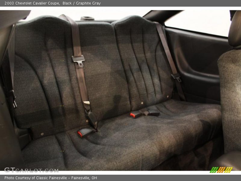 Black / Graphite Gray 2003 Chevrolet Cavalier Coupe