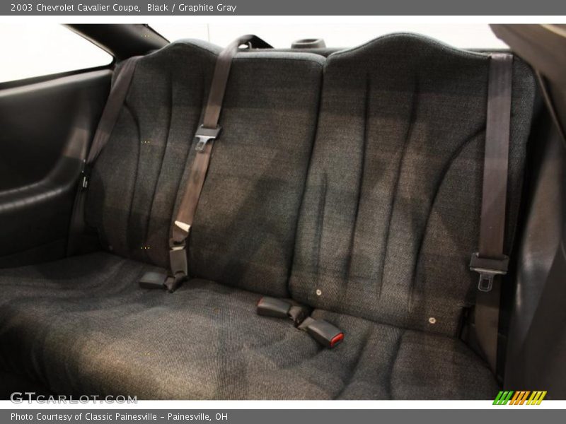Black / Graphite Gray 2003 Chevrolet Cavalier Coupe