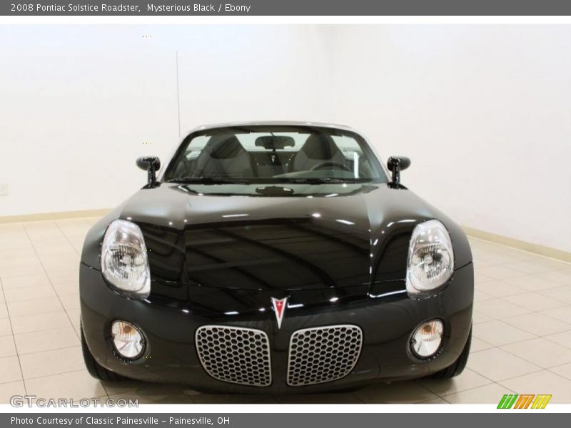 Mysterious Black / Ebony 2008 Pontiac Solstice Roadster