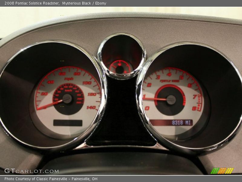 Mysterious Black / Ebony 2008 Pontiac Solstice Roadster