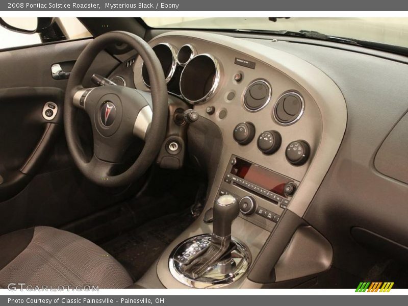 Mysterious Black / Ebony 2008 Pontiac Solstice Roadster
