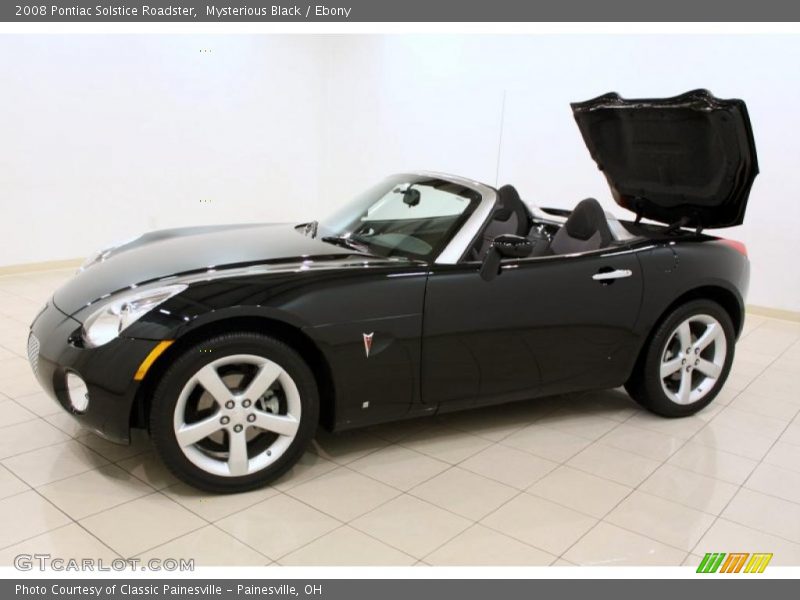 Mysterious Black / Ebony 2008 Pontiac Solstice Roadster