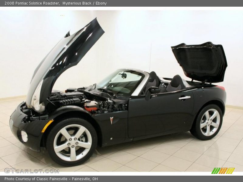 Mysterious Black / Ebony 2008 Pontiac Solstice Roadster
