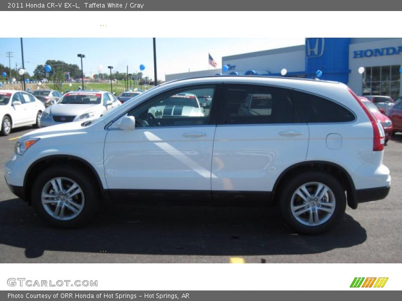 Taffeta White / Gray 2011 Honda CR-V EX-L