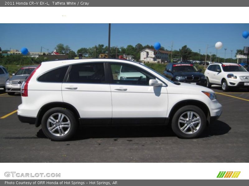 Taffeta White / Gray 2011 Honda CR-V EX-L