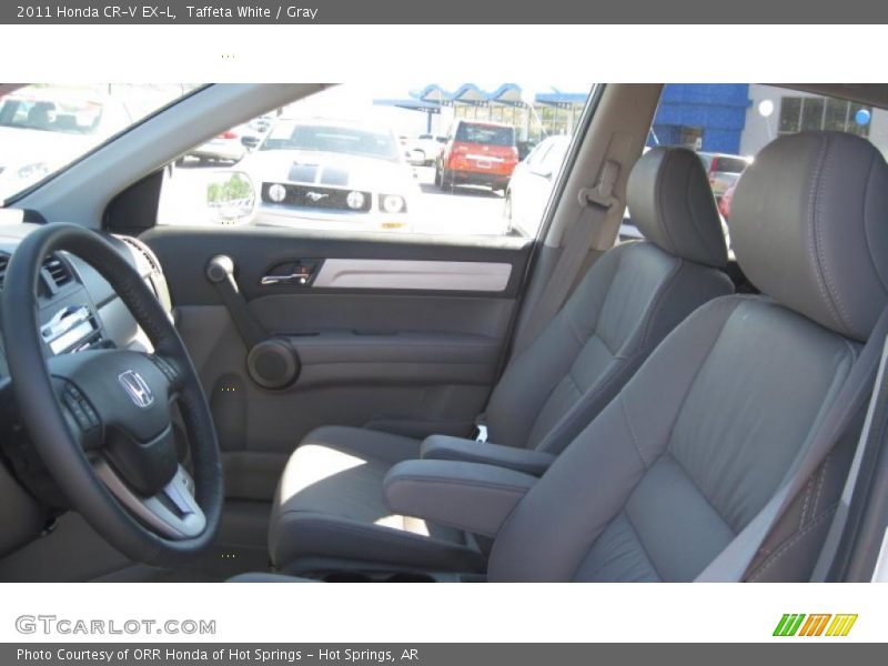 Taffeta White / Gray 2011 Honda CR-V EX-L