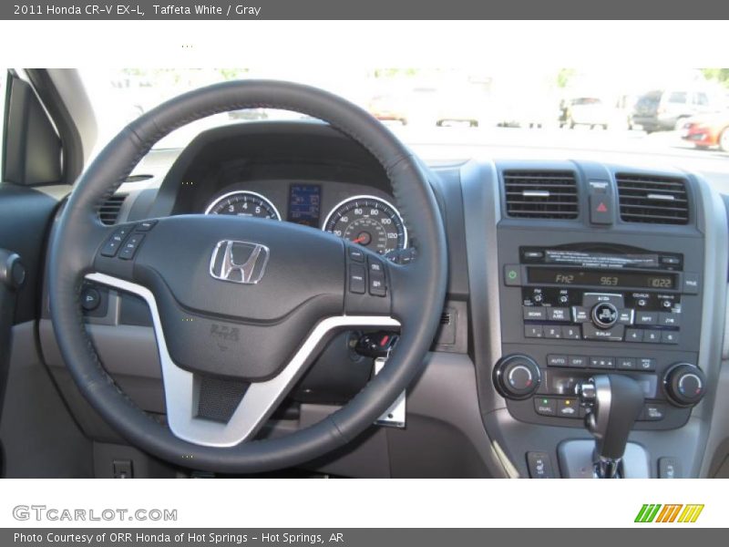 Taffeta White / Gray 2011 Honda CR-V EX-L
