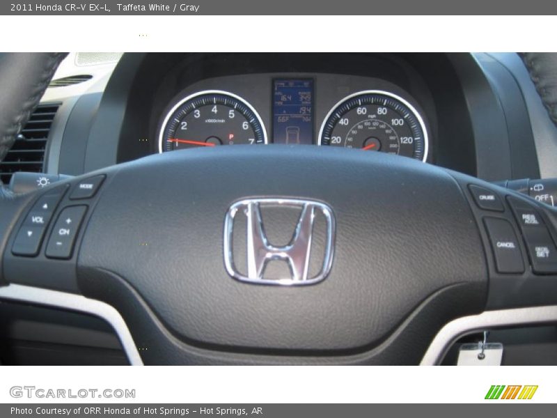 Taffeta White / Gray 2011 Honda CR-V EX-L