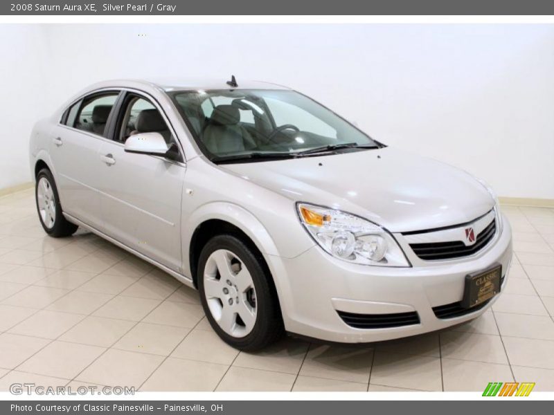 Silver Pearl / Gray 2008 Saturn Aura XE