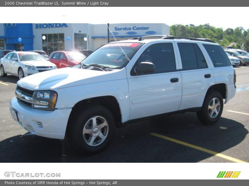Summit White / Light Gray 2006 Chevrolet TrailBlazer LS