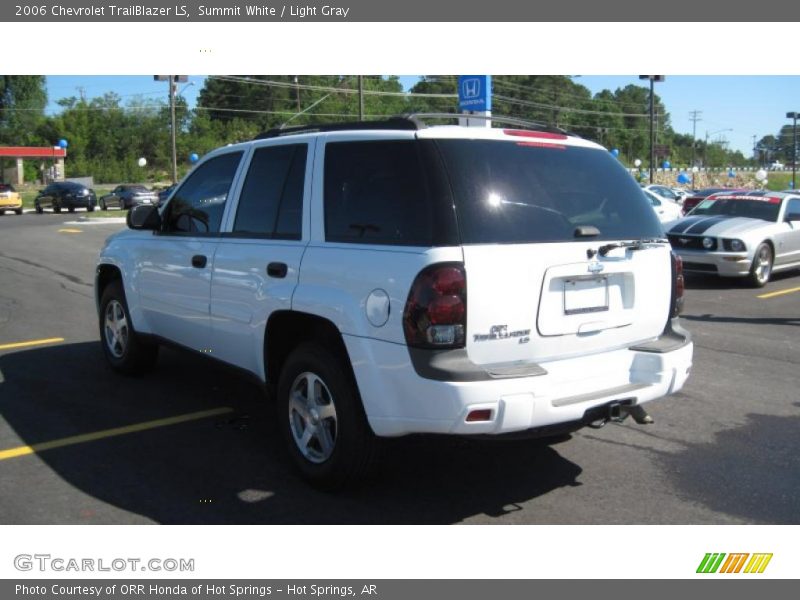 Summit White / Light Gray 2006 Chevrolet TrailBlazer LS