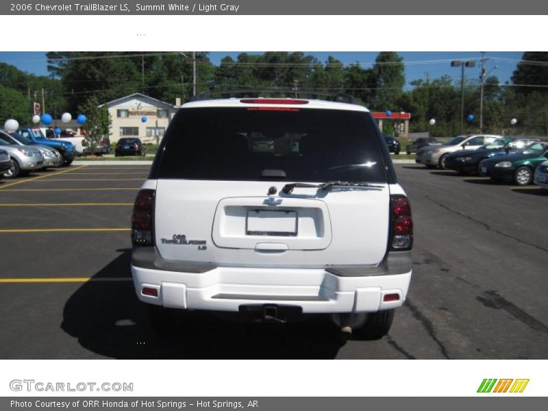 Summit White / Light Gray 2006 Chevrolet TrailBlazer LS