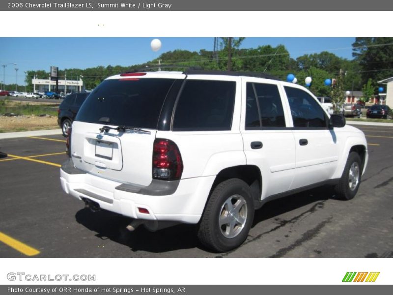 Summit White / Light Gray 2006 Chevrolet TrailBlazer LS